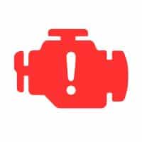 VOYANT moteur d'une 208