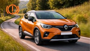 renault captur avec un voyant orange