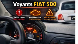 voyant fiat 500 tableau de bord