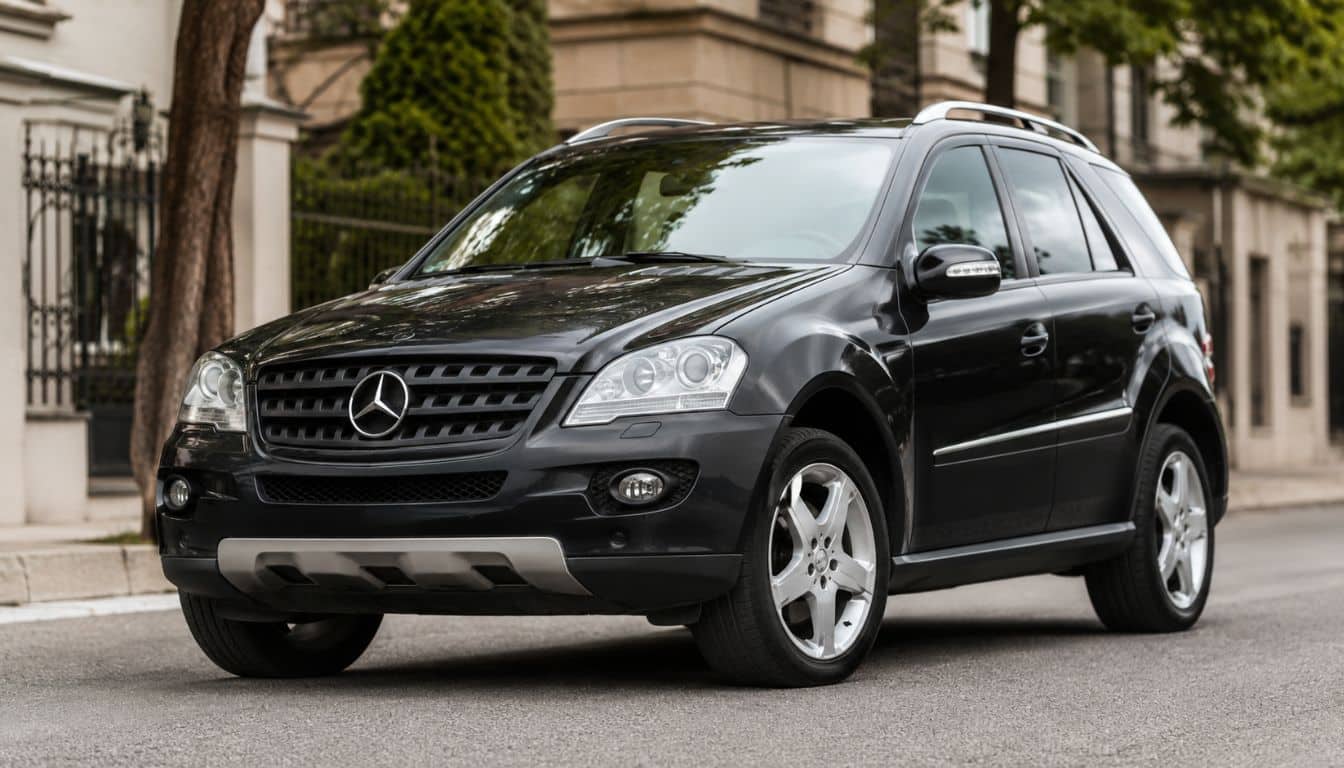 Mercedes ML 320 CDI garée
