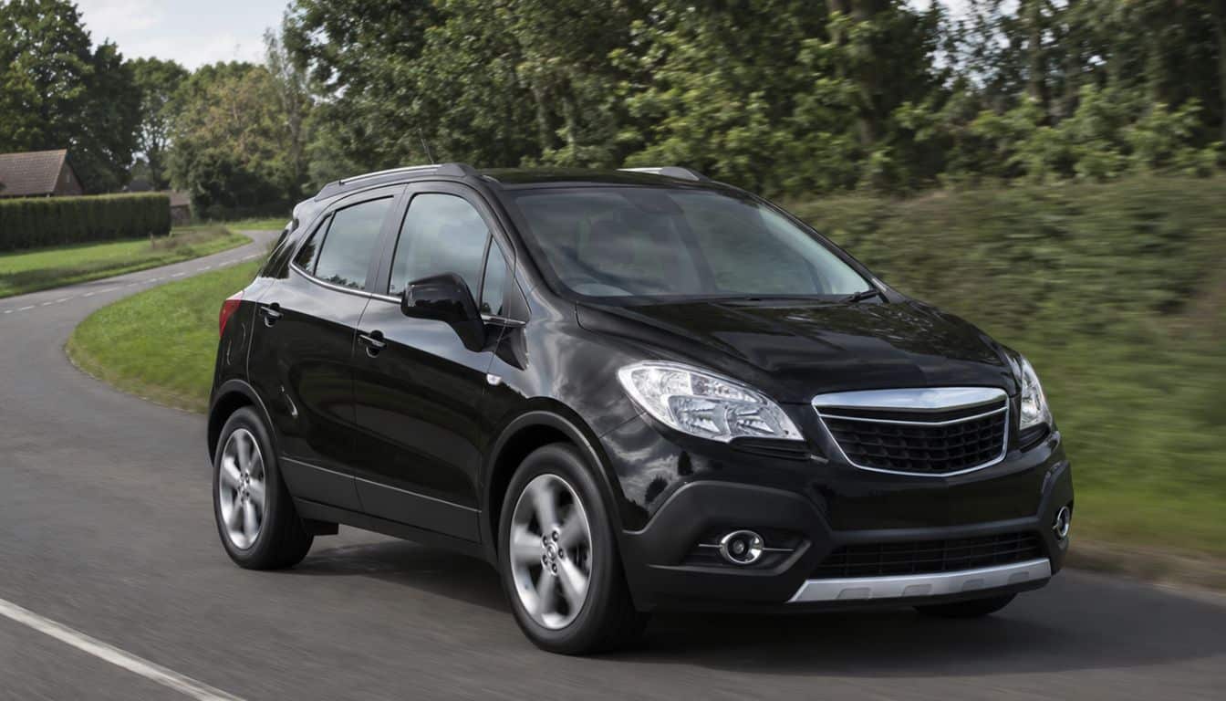 Opel Mokka 1.6 CDTI 136 en train de rouler dans un environnement de campagne