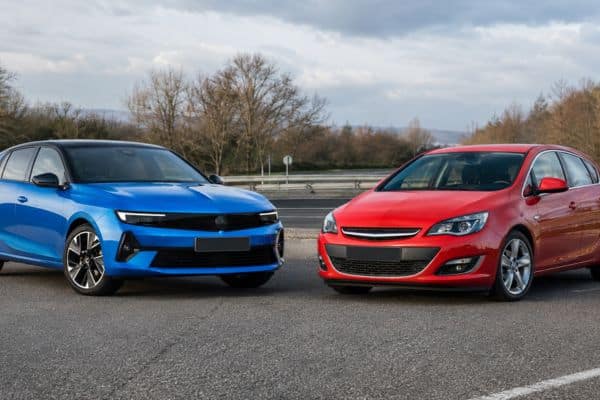 comparaison de 2 Opel Astra différentes
