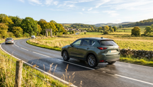 exemple Mazda CX-5 qui roule