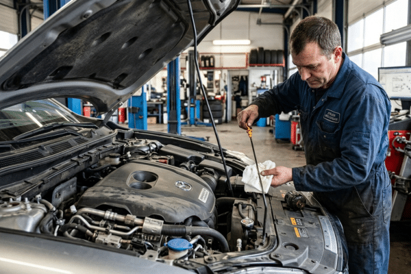 exemple  Mazda CX-5 capot ouvert